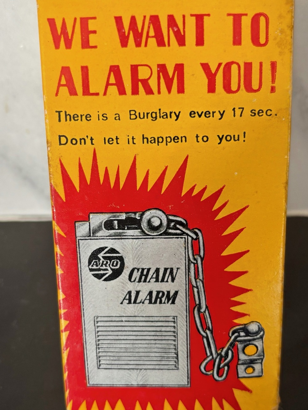 Vintage Aro Chain Alarm -